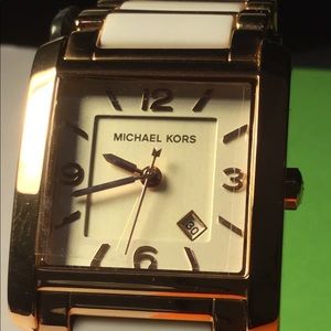 Michael Kors Frenchy Rose Two Tone Watch